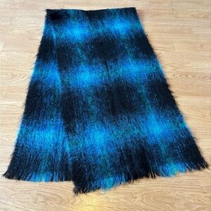 The Scotch House Blue And Black Scarf